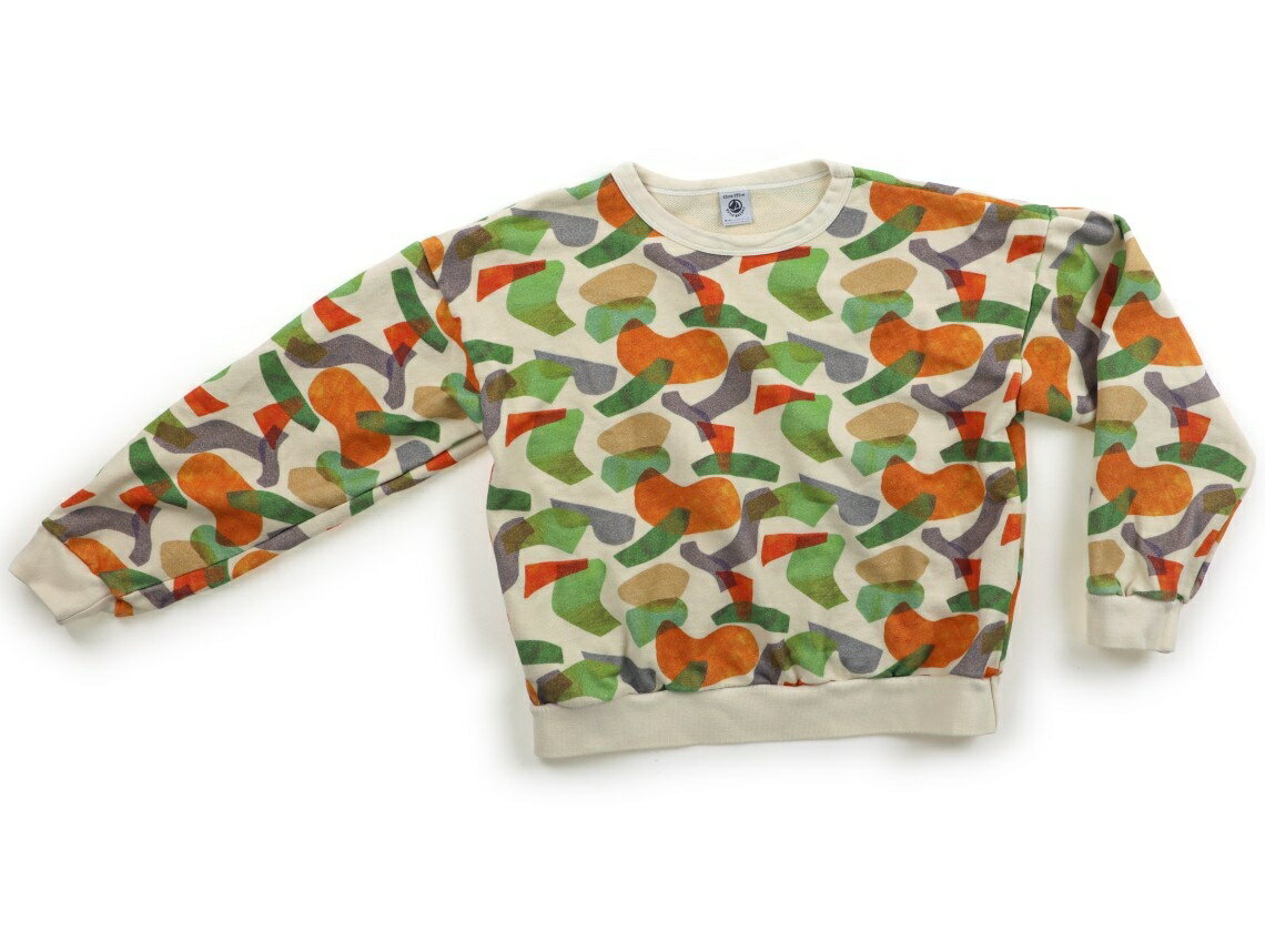 プチバトー PETIT BATEAU トレーナー・プルオーバー 150 男の子 アイボリー 子供服 ベビー服 キッズ アウトレット ユーズド 【中古】キッズ・ベビー・マタニティ
