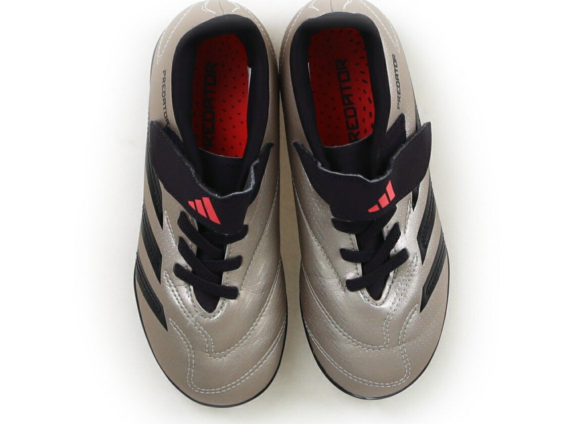 アディダス Adidas スニーカー 靴19cm〜 男の子 シャンパンゴールド・ブラック 子供服 ベビー服 キッズ アウトレット ユーズド 【中古】キッズ・ベビー・マタニティ