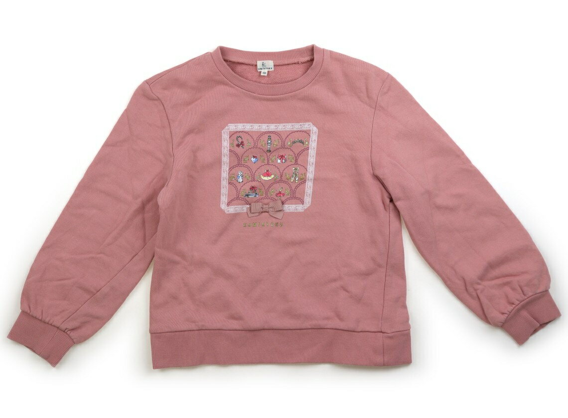 組曲 Kumikyoku トレーナー・プルオーバー 150 女の子 ピンク 子供服 ベビー服 キッズ アウトレット ユーズド 【中古】キッズ・ベビー・マタニティ
