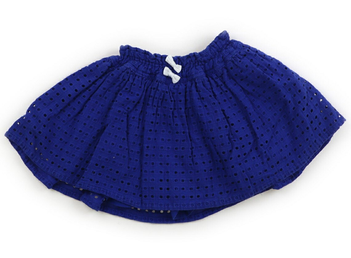 Rakuten - プティマイン petit main スカート 90 女の子 青 子供服 ベビー服 キッズ アウトレット ユーズド 【中古】キッズ・ベビー・マタニティ