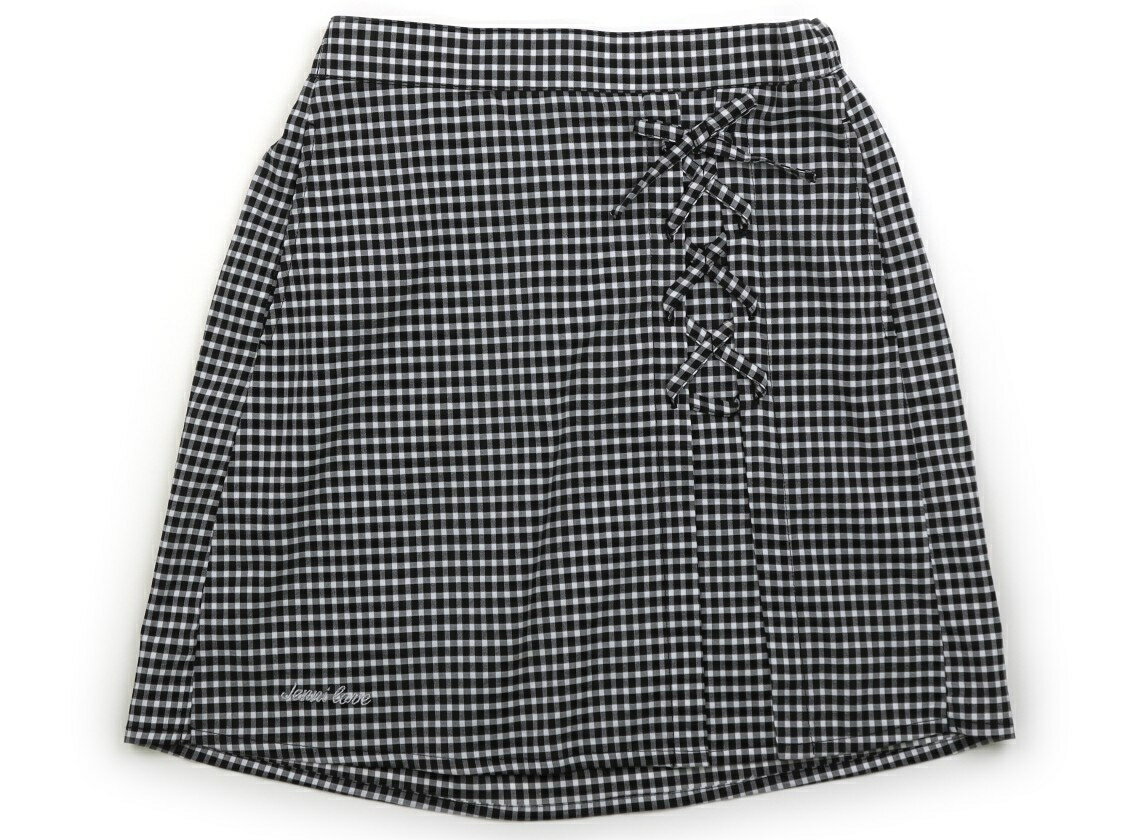 Rakuten - ジェニィ JENNI スカート 160 女の子 モノクロ・チェック 子供服 ベビー服 キッズ アウトレット ユーズド 【中古】キッズ・ベビー・マタニティ