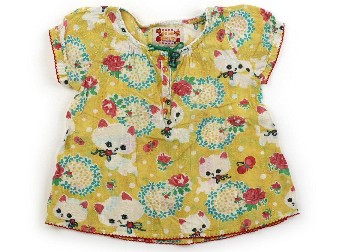 　ブランド 　Grand Ground(グラグラ) 　カテゴリー 　シャツ・ブラウス 　サイズ 　120サイズ 　色 　イエロー・グリーン・コーラル 　状態 　★★★ 　記名 　なし 　ジャンル 　Girl 実際のサイズ表記は6です。白っぽさがありますがまだお使いいただけそうです。 ＊【状態】【サイズ】に関しての詳しい説明はこちら