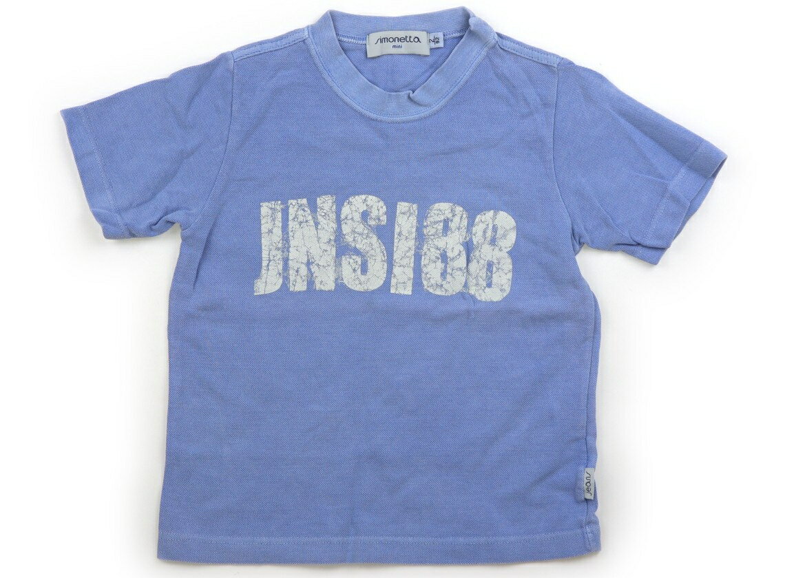 シモネッタ Simonetta Tシャツ・カットソー 90 男の子 スモーキーブルー 子供服 ベビー服 キッズ アウトレット ユーズド 【中古】キッズ・ベビー・マタニティ