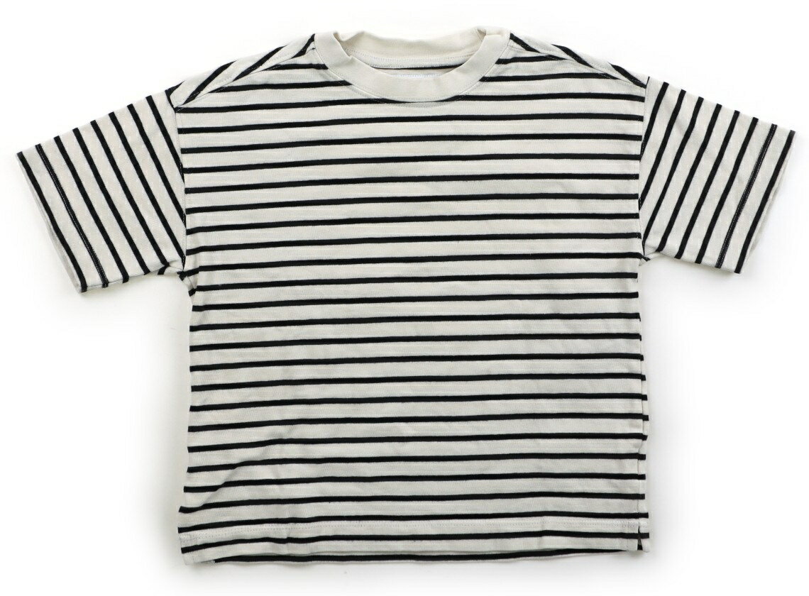 Rakuten - ザラ ZARA Tシャツ・カットソー 120 女の子 ホワイト・ブラックボーダー 子供服 ベビー服 キッズ アウトレット ユーズド 【中古】キッズ・ベビー・マタニティ