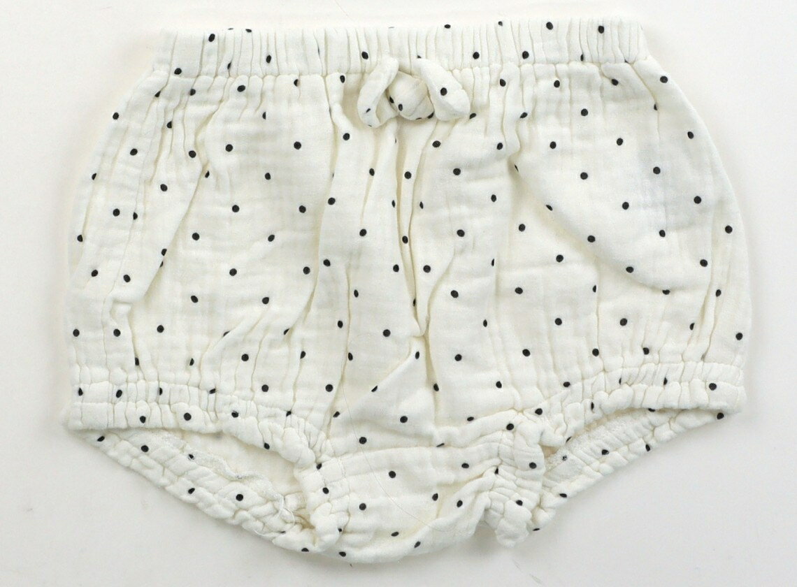 プティマイン petit main ブルマ・ダイパーカバー 80 女の子 オフホワイト・ドット 子供服 ベビー服 キッズ アウトレット ユーズド 【中古】キッズ・ベビー・マタニティ
