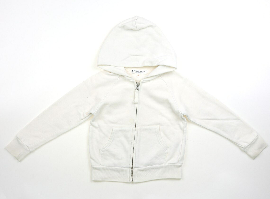 フォークアンドスプーン Fork & Spoon パーカー 100 男の子 白 子供服 ベビー服 キッズ アウトレット ユーズド 【中古】キッズ・ベビー・マタニティ