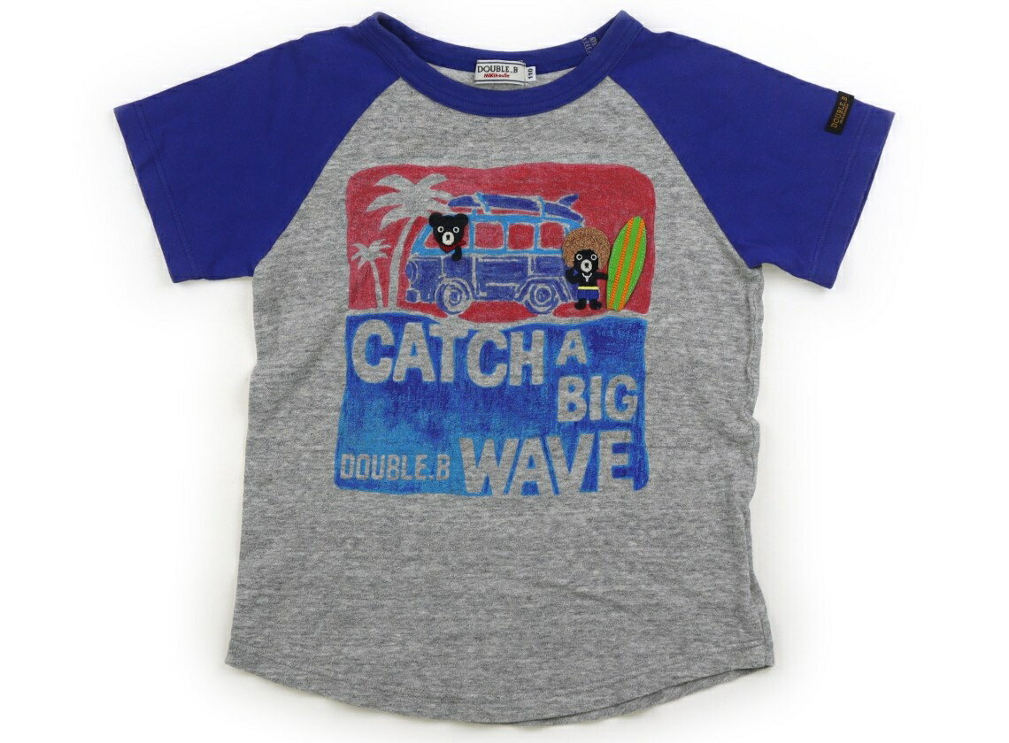 　ブランド 　Double B(ダブルB) 　カテゴリー 　Tシャツ・カットソー 　サイズ 　110サイズ 　色 　グレー　青　くま柄 　状態 　★★★★ 　記名 　なし 　ジャンル 　Boy 品質タグにシールはがし跡のノリ残りありますが、目立った汚れのない良品です。 ＊【状態】【サイズ】に関しての詳しい説明はこちら
