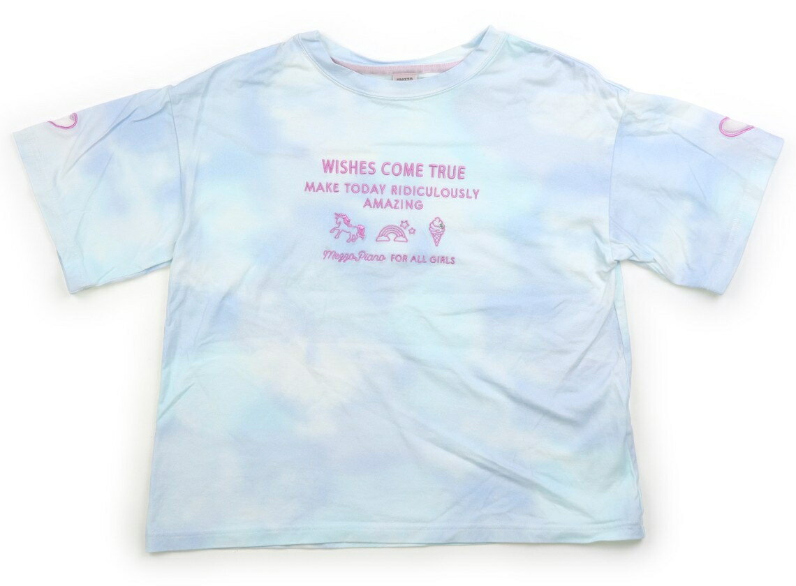 メゾピアノ mezzo piano Tシャツ・カットソー 150 女の子 ライトブルー他 子供服 ベビー服 キッズ アウトレット ユーズド 【中古】キッズ・ベビー・マタニティ