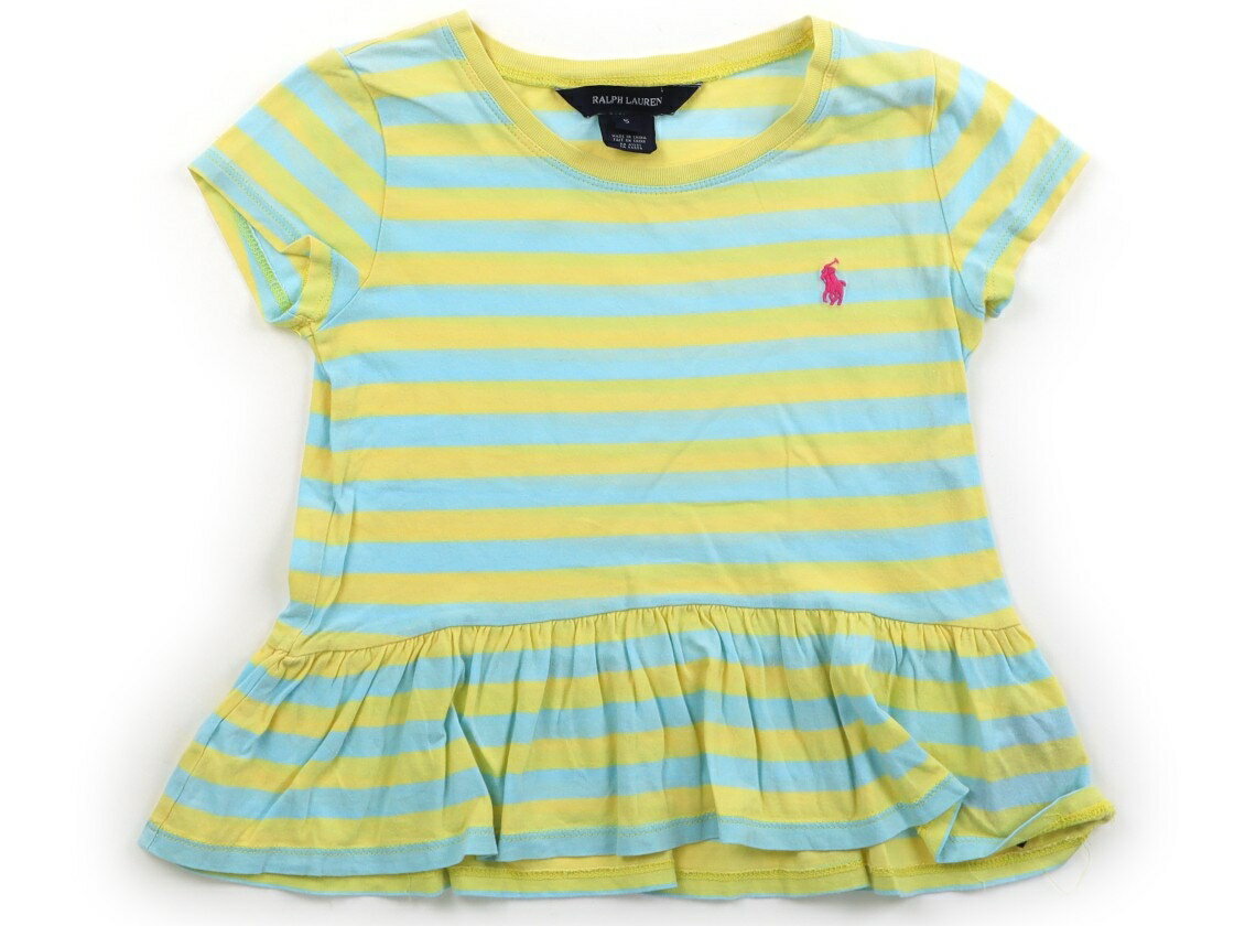 ラルフローレン Ralph Lauren Tシャツ・カットソー 120 女の子 黄色・水色ボーダー 子供服 ベビー服 キッズ アウトレット ユーズド 【中古】キッズ・ベビー・マタニティ