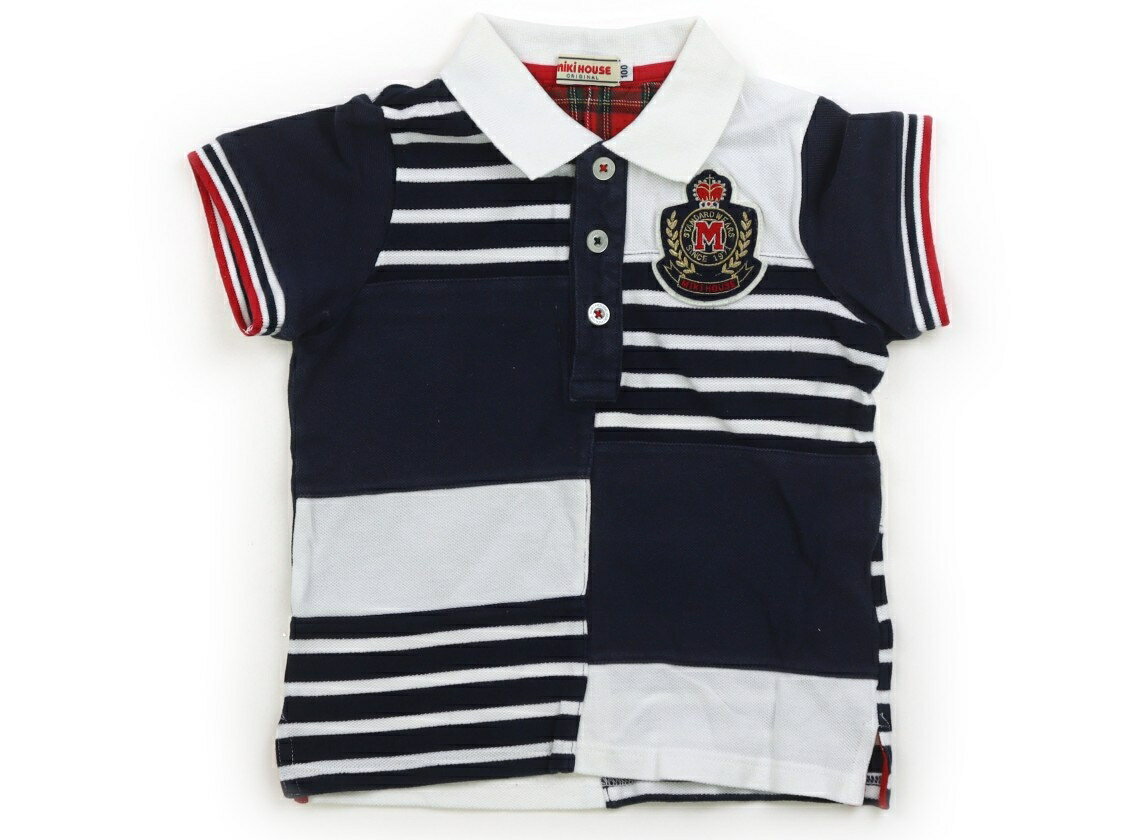 　ブランド 　miki HOUSE(ミキハウス) 　カテゴリー 　ポロシャツ 　サイズ 　100サイズ 　色 　ネイビー・ホワイト 　状態 　★★★ 　記名 　なし 　ジャンル 　Girl 首回りがうっすら汚れています。全体に色あせ・毛羽立ちがあります。 ＊【状態】【サイズ】に関しての詳しい説明はこちら