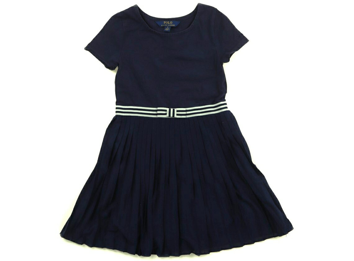 ポロラルフローレン POLO RALPH LAUREN ワンピース 120 女の子 紺 子供服 ベビー服 キッズ アウトレット ユーズド 【中古】キッズ・ベビー・マタニティ