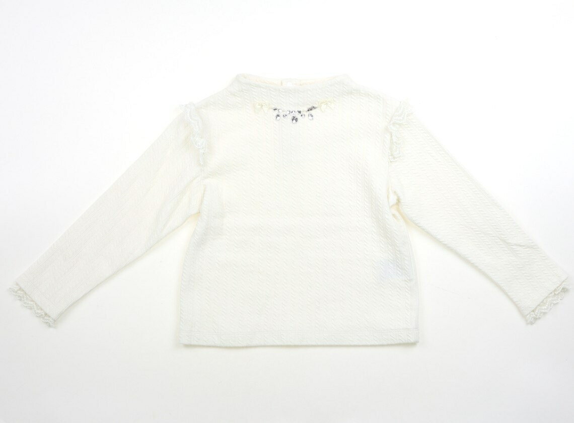 Rakuten - メゾピアノ mezzo piano Tシャツ・カットソー 120 女の子 オフホワイト 子供服 ベビー服 キッズ アウトレット ユーズド 【中古】キッズ・ベビー・マタニティ
