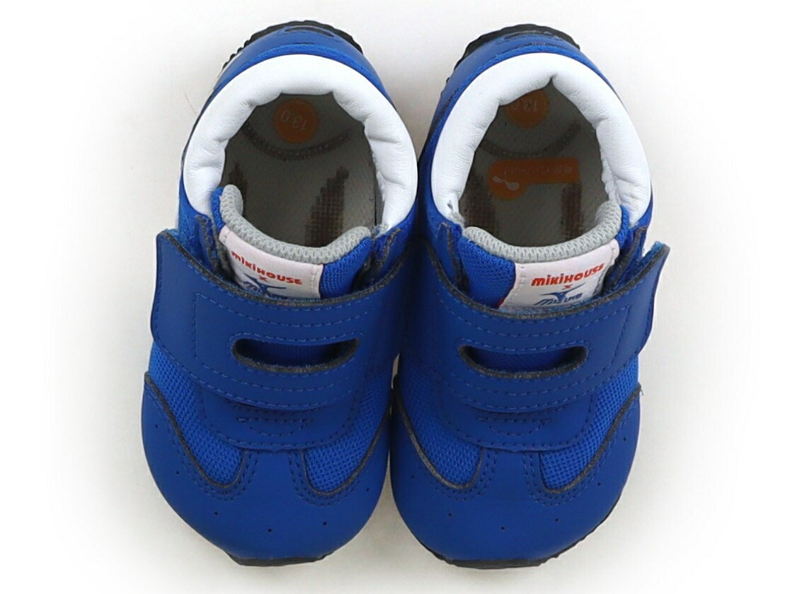 Sneakers - ミキハウス miki HOUSE スニーカー 靴13cm〜 男の子 ブルー・ホワイト・オレンジ 子供服 ベビー服 キッズ アウトレット ユーズド 【中古】キッズ・ベビー・マタニティ
