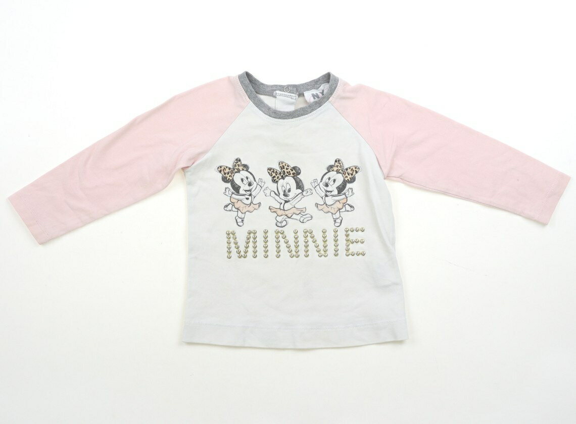 Rakuten - モナリザ MONNALISA Tシャツ・カットソー 70 女の子 ピンク系・白 子供服 ベビー服 キッズ アウトレット ユーズド 【中古】キッズ・ベビー・マタニティ