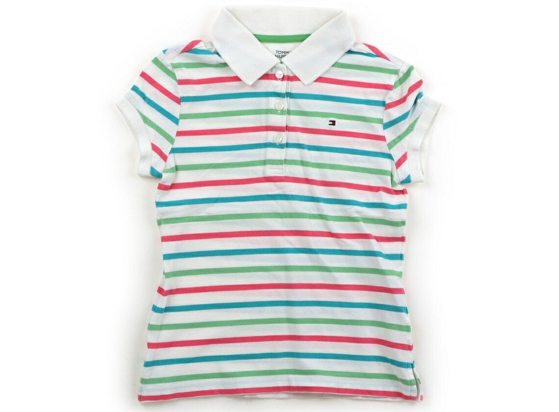 　ブランド 　Tommy Hilfiger(トミーヒルフィガー) 　カテゴリー 　ポロシャツ 　サイズ 　120サイズ 　色 　ピンク・グリーン・ボーダー・オフ白 　状態 　★★★ 　記名 　なし 　ジャンル 　Girl 実際のサイズ表記はS/P(6-7)です。型崩れはありません。 ＊【状態】【サイズ】に関しての詳しい説明はこちら