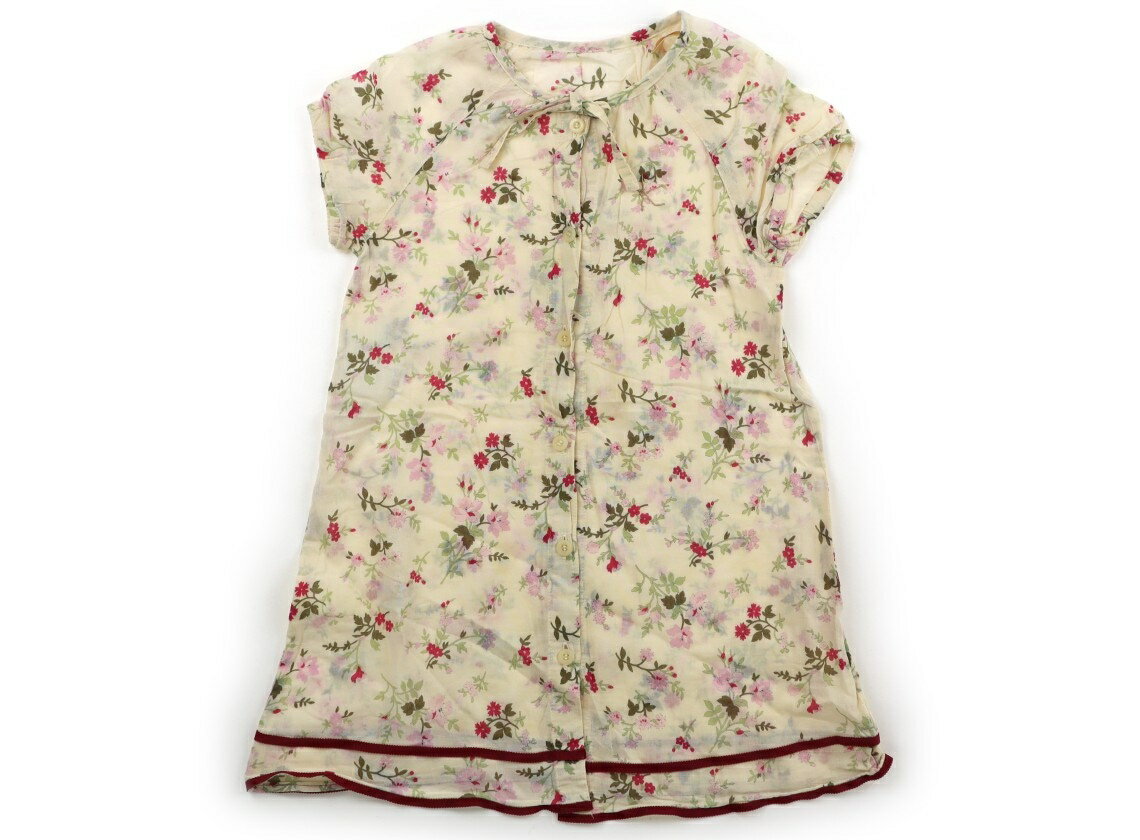 組曲 Kumikyoku ワンピース 100 女の子 ベージュ・ボルドー・カーキ・花柄 子供服 ベビー服 キッズ アウトレット ユーズド 【中古】キッズ・ベビー・マタニティ