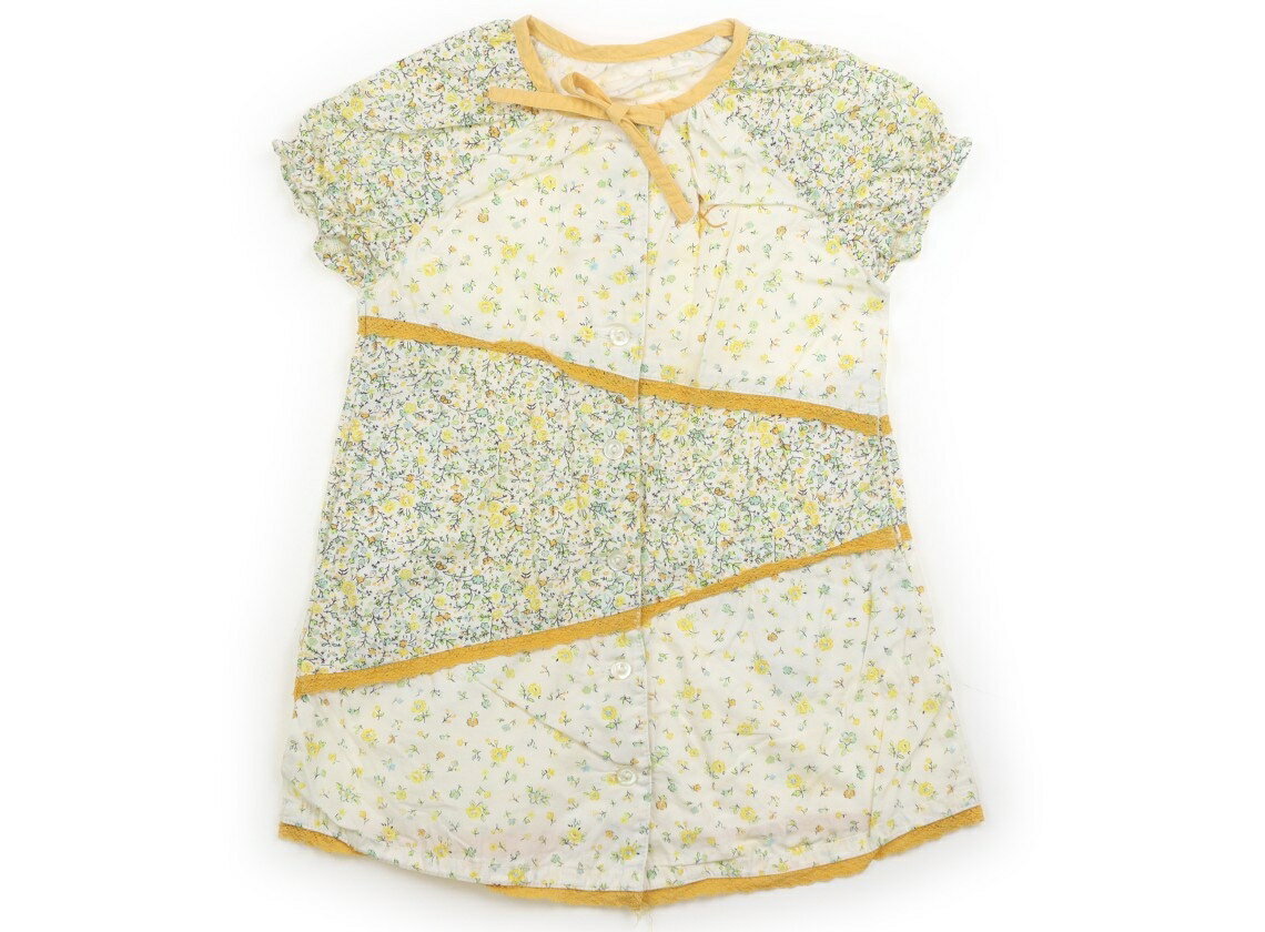 組曲 Kumikyoku チュニック 90 女の子 イエロー系花柄 子供服 ベビー服 キッズ アウトレット ユーズド 【中古】キッズ・ベビー・マタニティ