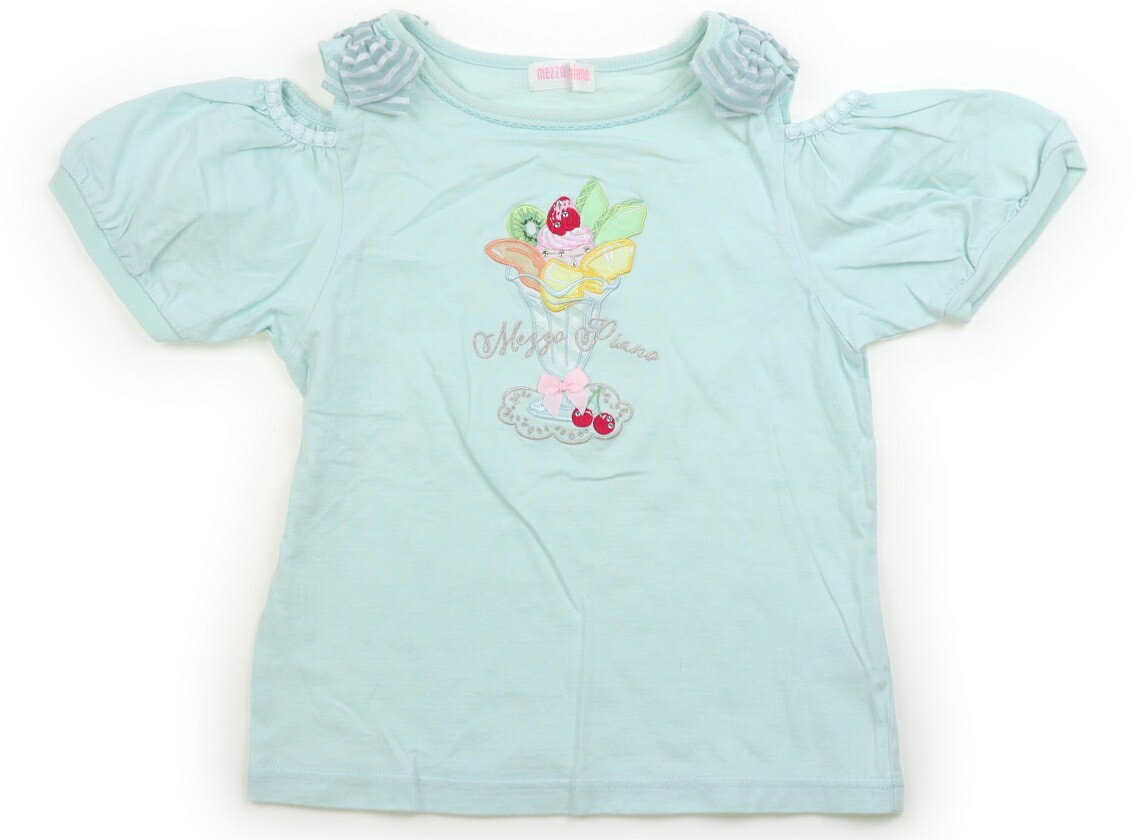 メゾピアノ mezzo piano チュニック 130 女の子 ミントグリーン・パフェ 子供服 ベビー服 キッズ アウトレット ユーズド 【中古】キッズ・ベビー・マタニティ