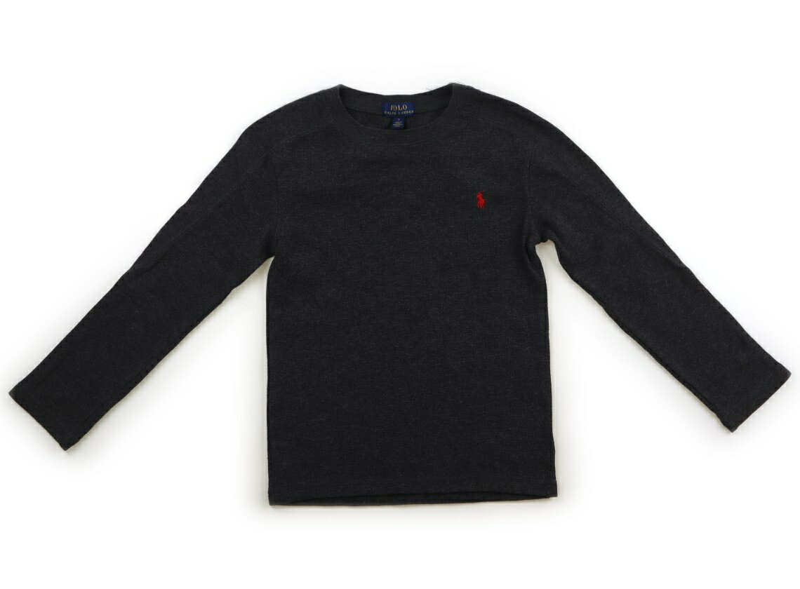 ポロラルフローレン POLO RALPH LAUREN Tシャツ・カットソー 130 男の子 グレー、赤 子供服 ベビー服 キッズ アウトレット ユーズド 【中古】キッズ・ベビー・マタニティ