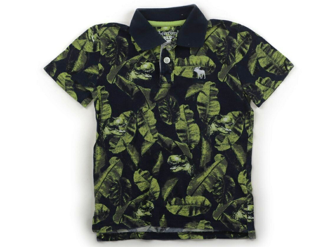 アバクロ Abercrombie ポロシャツ 120 男の子 ネイビー・恐竜 子供服 ベビー服 キッズ アウトレット ユーズド 【中古】キッズ・ベビー・マタニティ