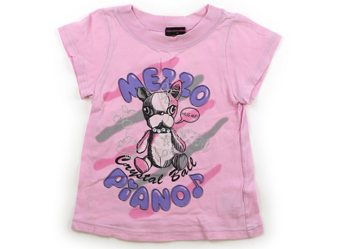 メゾピアノ mezzo piano Tシャツ・カットソー 120 女の子 ピンク系 子供服 ベビー服 キッズ アウトレット ユーズド 【中古】キッズ・ベビー・マタニティ