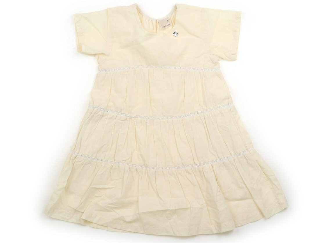 Dresses - プティマイン petit main ワンピース 90 女の子 ベージュ・レース 子供服 ベビー服 キッズ アウトレット ユーズド 【中古】キッズ・ベビー・マタニティ