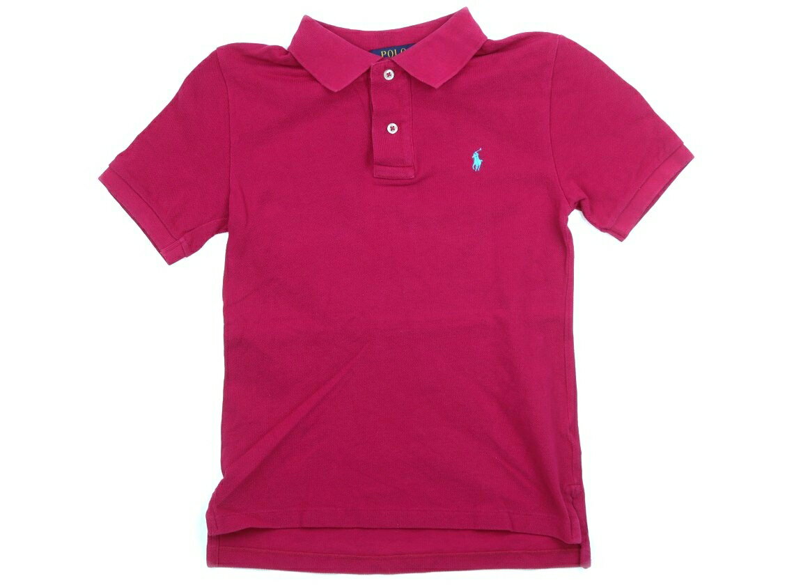ポロラルフローレン POLO RALPH LAUREN ポロシャツ 140 女の子 フューシャピンク 子供服 ベビー服 キッズ アウトレット ユーズド 【中古】キッズ・ベビー・マタニティ