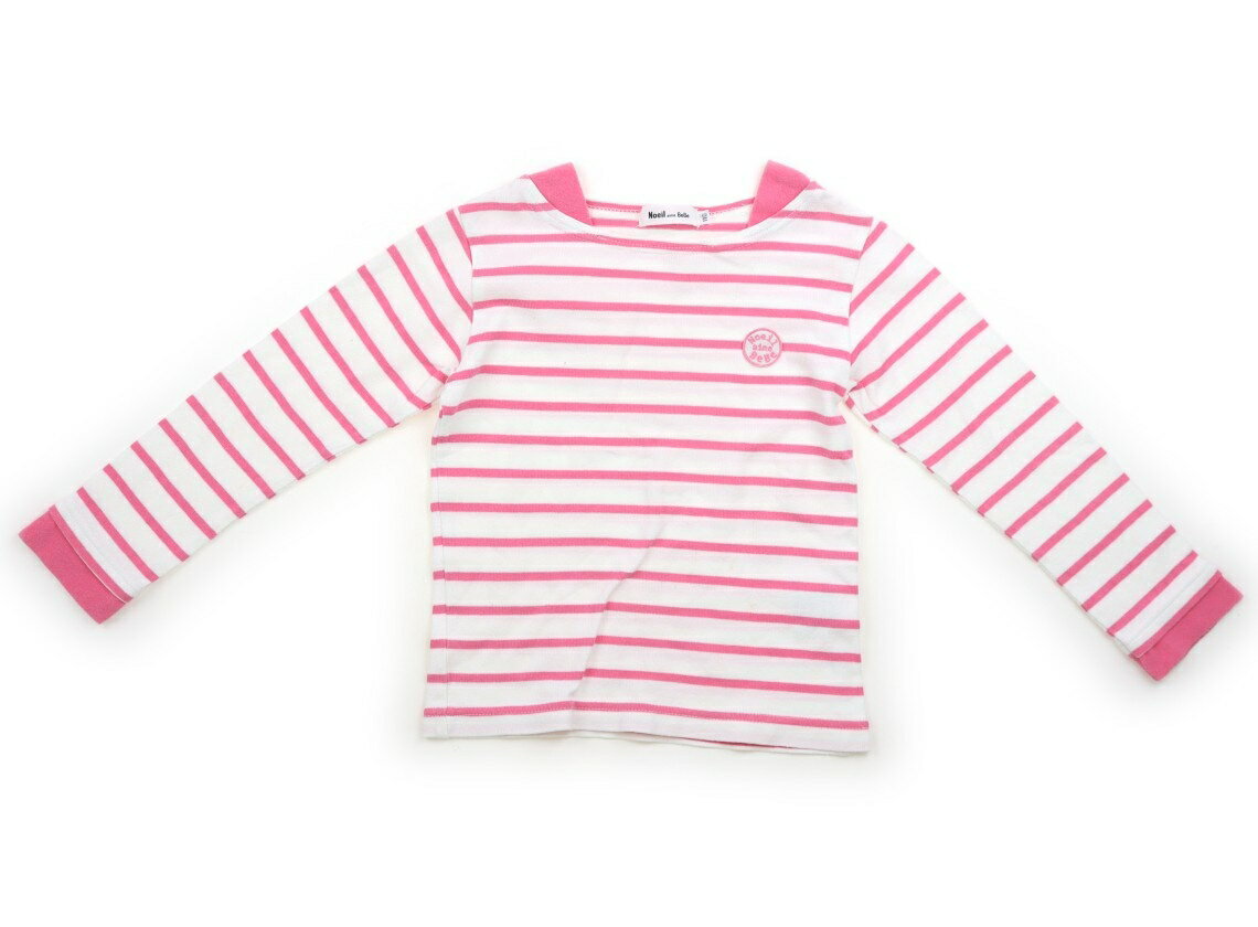 Rakuten - ノイユ Noeil Tシャツ・カットソー 110 女の子 ピンク、白、ボーダー 子供服 ベビー服 キッズ アウトレット ユーズド 【中古】キッズ・ベビー・マタニティ