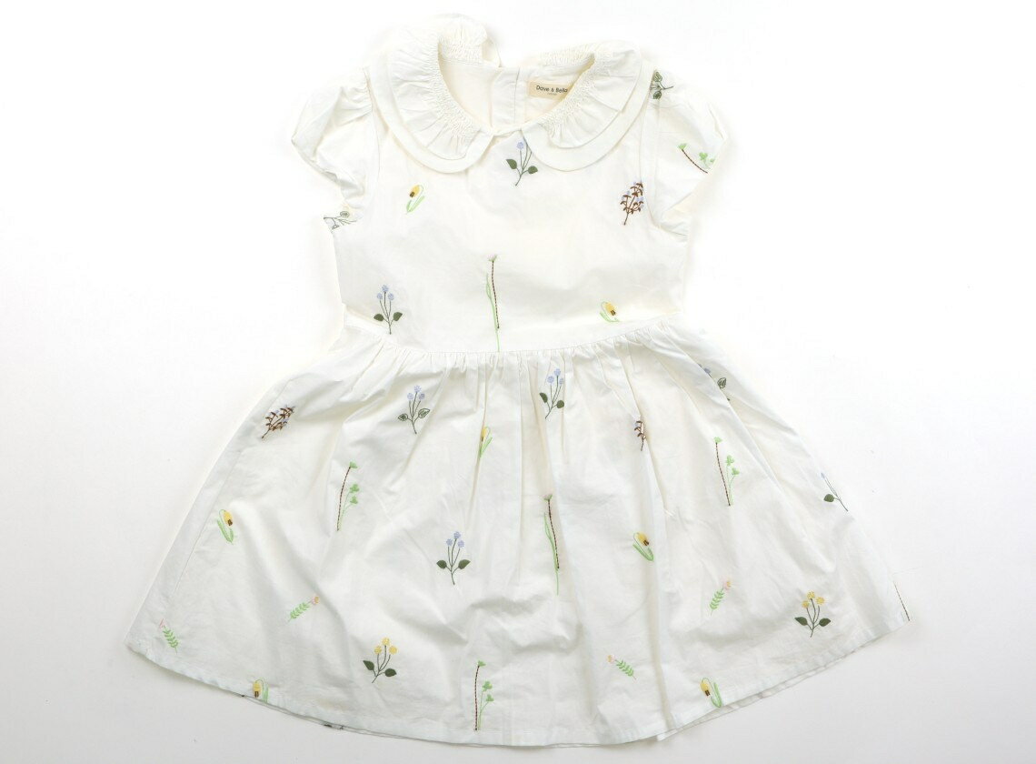 Rakuten - デイブアンドベラ Dave&Bella ワンピース 120 女の子 ホワイト・花 子供服 ベビー服 キッズ アウトレット ユーズド 【中古】キッズ・ベビー・マタニティ