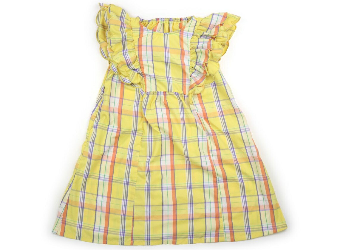 Rakuten - アプレレクール apres les cours ワンピース 130 女の子 イエロー他・チェック 子供服 ベビー服 キッズ アウトレット ユーズド 【中古】キッズ・ベビー・マタニティ