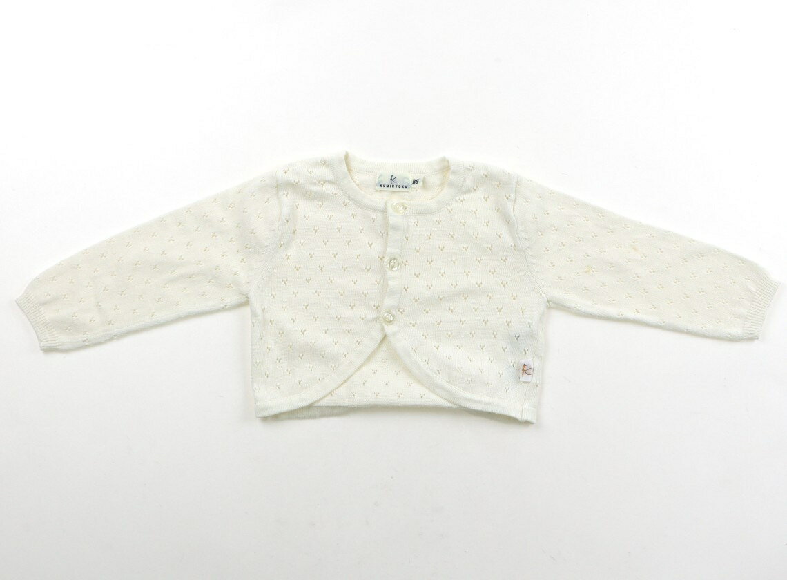 組曲 Kumikyoku カーディガン 70 女の子 オフホワイト 子供服 ベビー服 キッズ アウトレット ユーズド 【中古】キッズ・ベビー・マタニティ