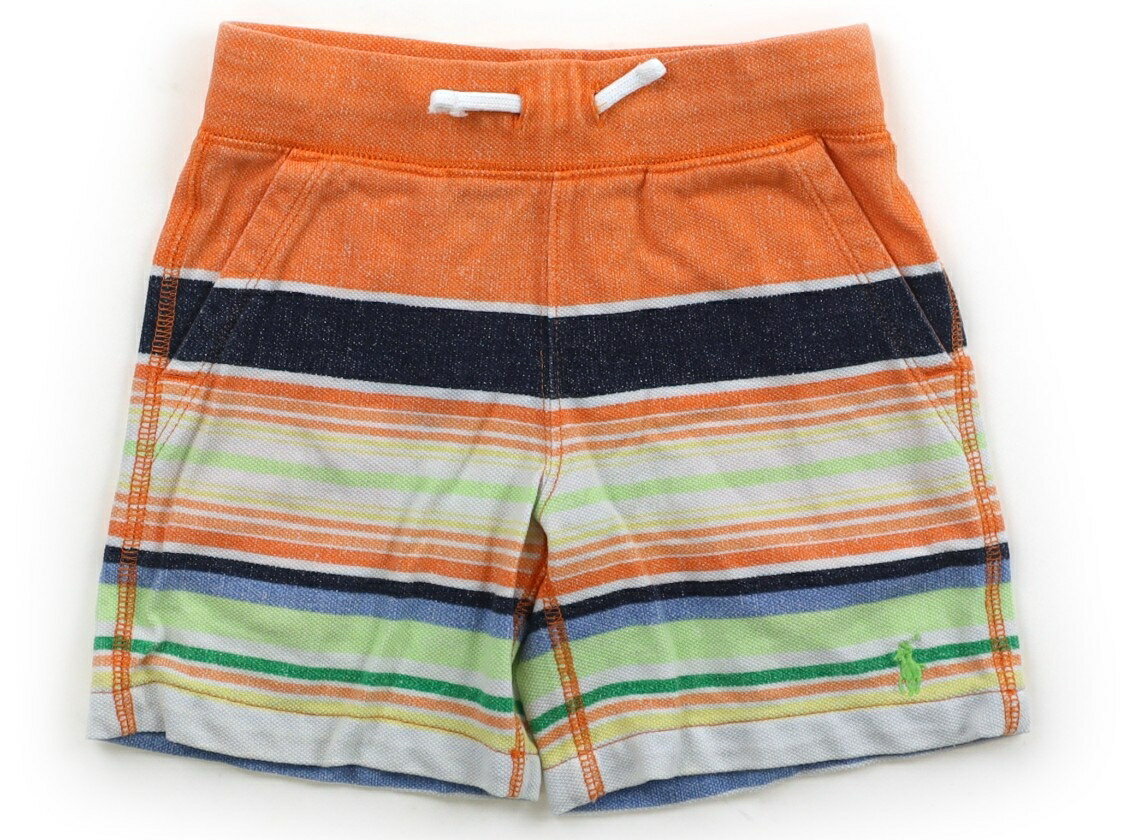 ポロラルフローレン POLO RALPH LAUREN ショートパンツ 100 男の子 オレンジ、紺、ボーダー 子供服 ベビー服 キッズ アウトレット ユーズド 【中古】キッズ・ベビー・マタニティ