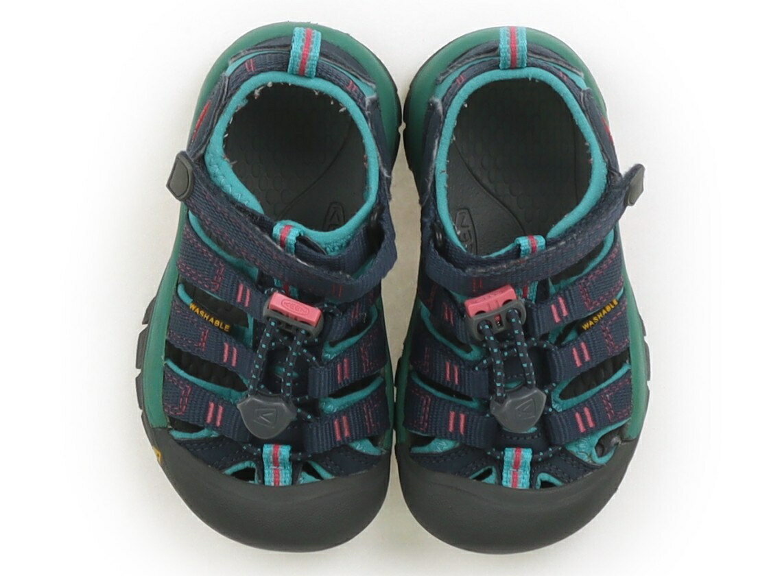 キーン KEEN サンダル 靴16cm〜 女の子 ネイビーピンクターコイズブルー 子供服 ベ...