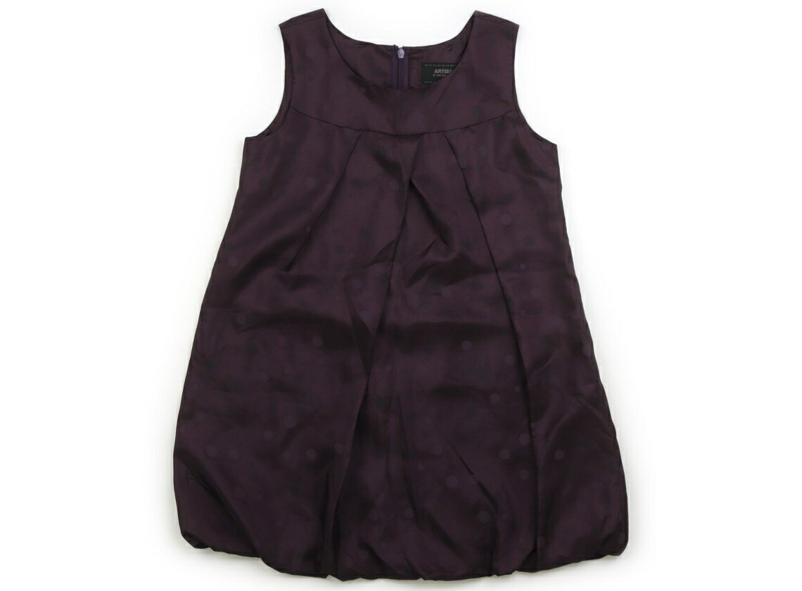 Jumpers - アルチザン ARTISAN ジャンパースカート 130 女の子 ドット柄パープル 子供服 ベビー服 キッズ アウトレット ユーズド 【中古】キッズ・ベビー・マタニティ