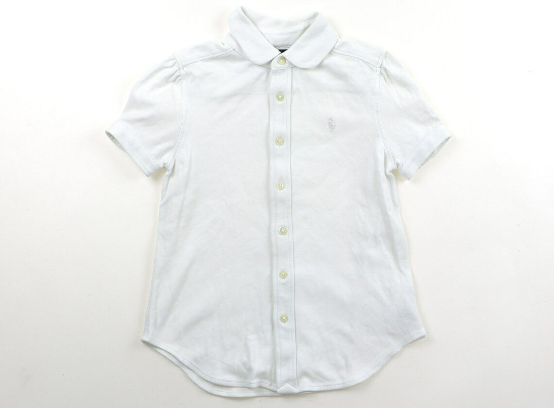 Rakuten - ポロラルフローレン POLO RALPH LAUREN シャツ・ブラウス 130 女の子 ホワイト 子供服 ベビー服 キッズ アウトレット ユーズド 【中古】キッズ・ベビー・マタニティ