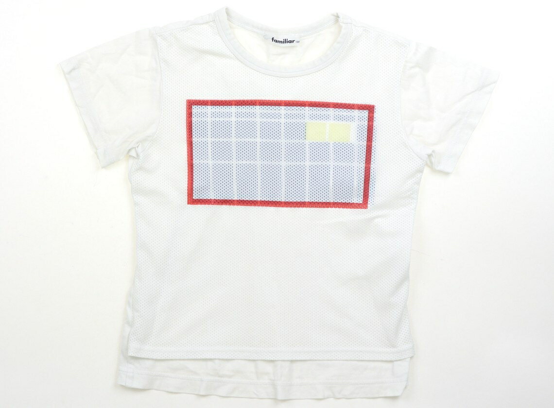 Rakuten - ファミリア familiar Tシャツ・カットソー 130 男の子 白 子供服 ベビー服 キッズ アウトレット ユーズド 【中古】キッズ・ベビー・マタニティ