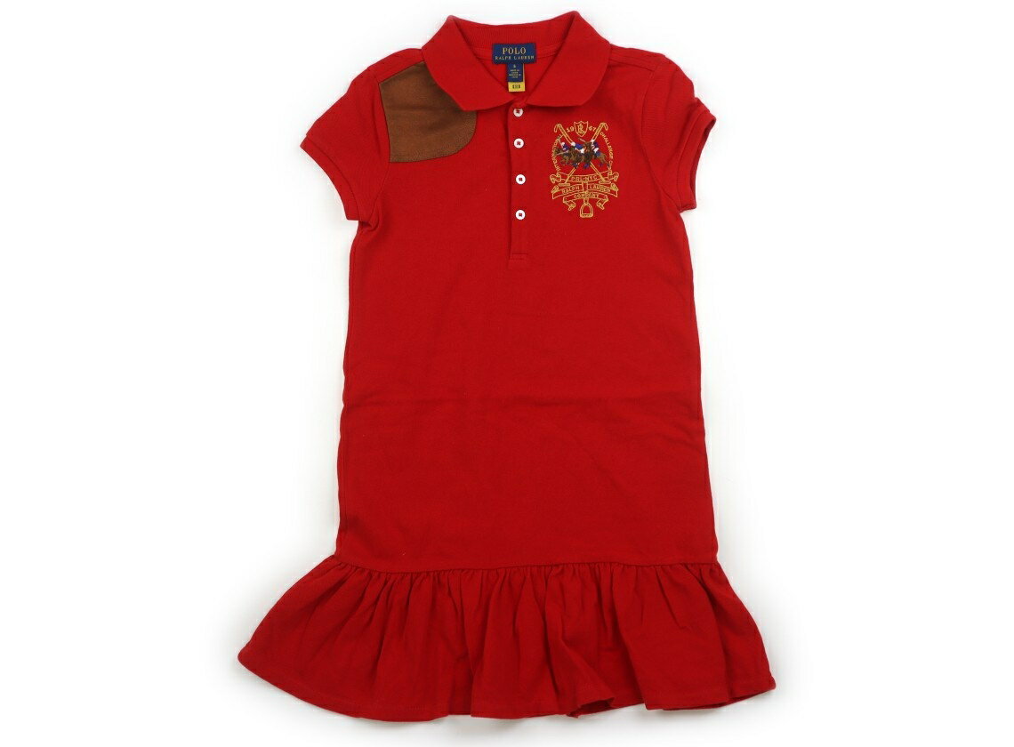 ポロラルフローレン POLO RALPH LAUREN ワンピース 120 女の子 レッド 子供服 ベビー服 キッズ アウトレット ユーズド 【中古】キッズ・ベビー・マタニティ