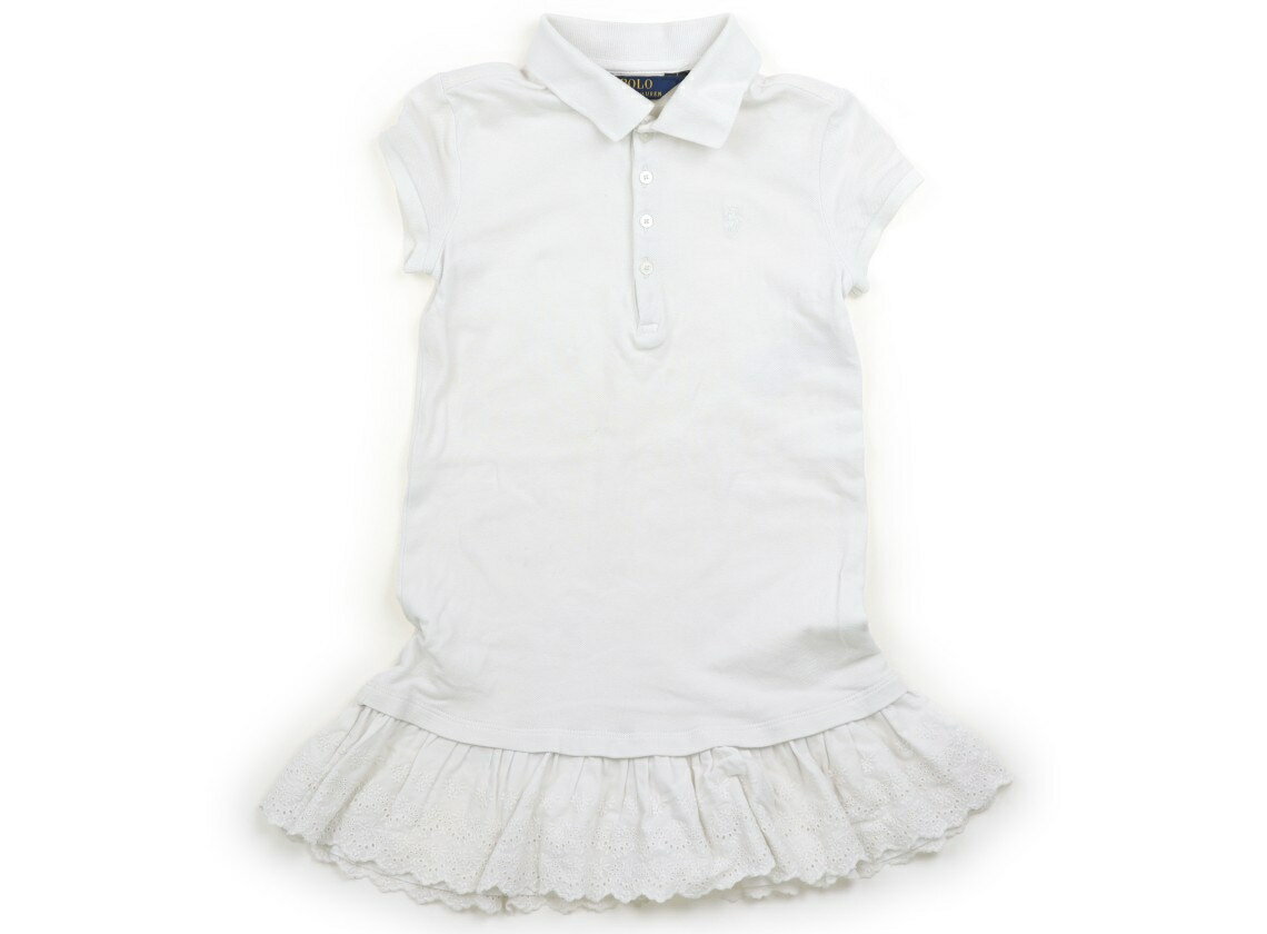 ポロラルフローレン POLO RALPH LAUREN ワンピース 120 女の子 ホワイト 子供服 ベビー服 キッズ アウトレット ユーズド 【中古】キッズ・ベビー・マタニティ