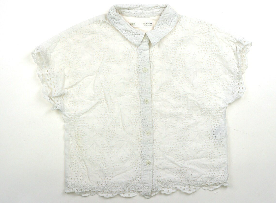 Rakuten - ザラ ZARA シャツ・ブラウス 120 女の子 アイボリー 子供服 ベビー服 キッズ アウトレット ユーズド 【中古】キッズ・ベビー・マタニティ
