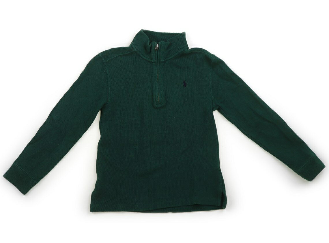 ポロラルフローレン POLO RALPH LAUREN ニット・セーター 130 男の子 緑　ブランドロゴ 子供服 ベビー服 キッズ アウトレット ユーズド 【中古】キッズ・ベビー・マタニティ
