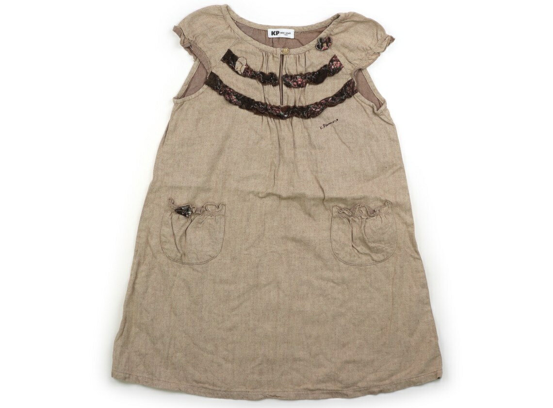 樂天商城 - ニットプランナー（KP） Knit Planner(KP) ワンピース 130 女の子 ベージュ・柄 子供服 ベビー服 キッズ アウトレット ユーズド 【中古】キッズ・ベビー・マタニティ