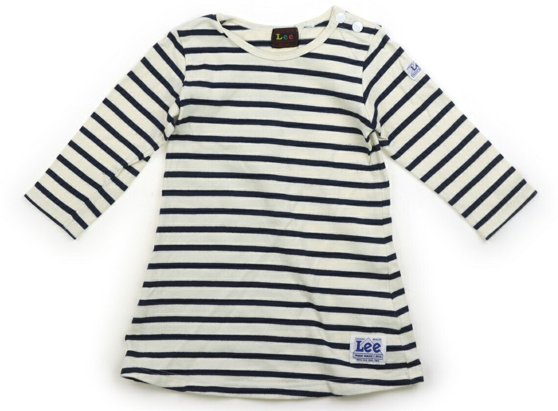 ストンプスタンプ Stomp Stamp ワンピース 90 女の子 アイボリー、紺ボーダー 子供服 ベビー服 キッズ アウトレット ユーズド キッズ・ベビー・マタニティ