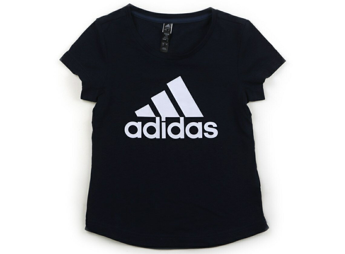 Rakuten - アディダス Adidas Tシャツ・カットソー 140 男の子 ネイビー 子供服 ベビー服 キッズ アウトレット ユーズド 【中古】キッズ・ベビー・マタニティ
