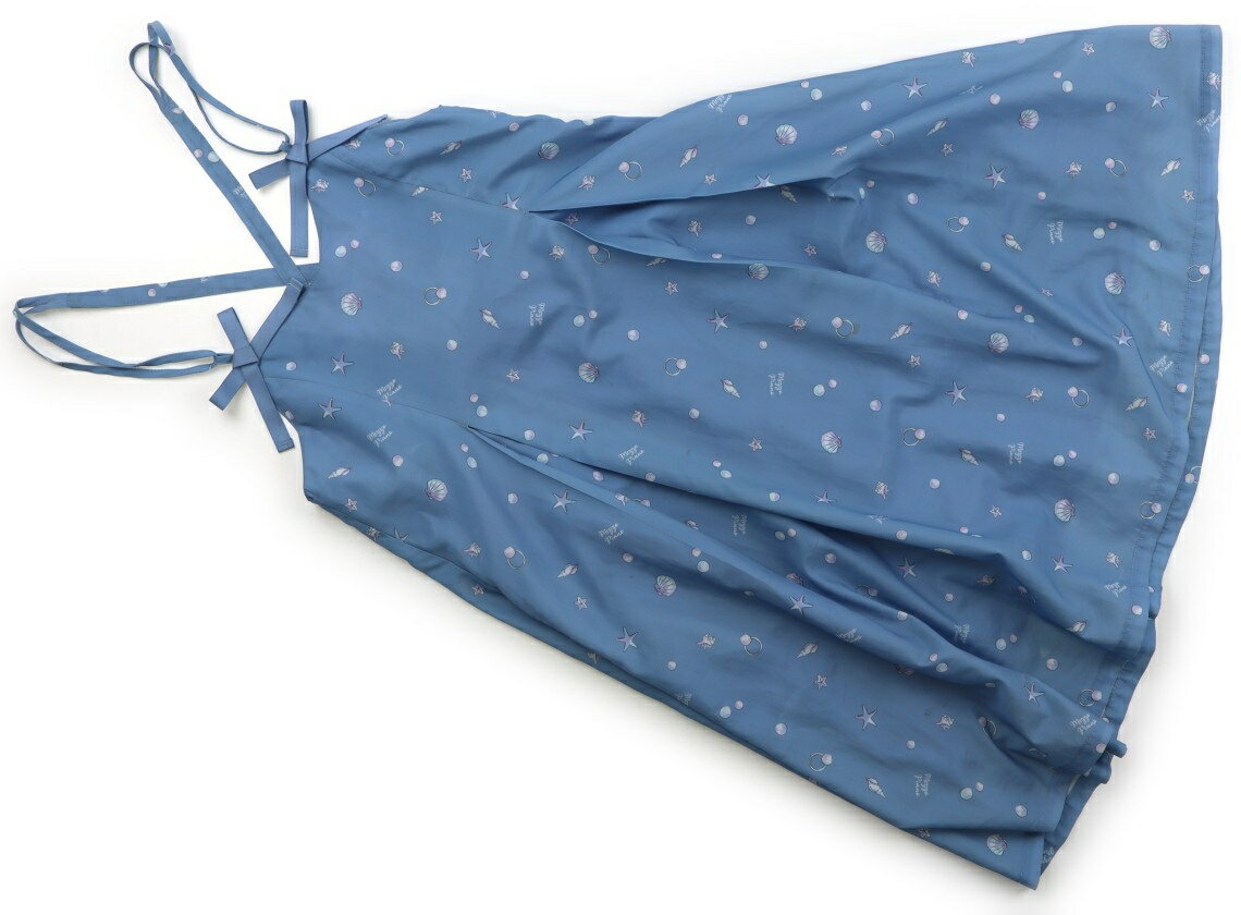 メゾピアノ mezzo piano ジャンパースカート 140 女の子 ブルー系 子供服 ベビー服 キッズ アウトレット ユーズド 【中古】キッズ・ベビー・マタニティ