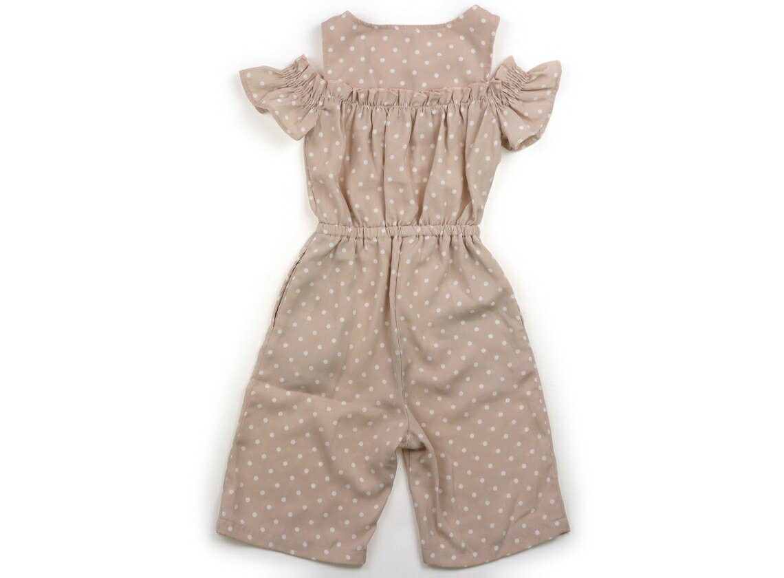 CarryOnのプティマイン petit main コンビネゾン 90 女の子 ベージュ×ドット柄 子供服 ベビー服 キッズ アウトレット ユーズド 【中古】キッズ・ベビー・マタニティ｜アングル2