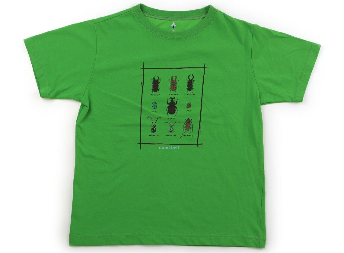 モンベル mont-bell Tシャツ カットソー 150 男の子 ライトグリーン 子供服 ベビー服 キッズ アウトレット ユーズド 【中古】キッズ ベビー マタニティ