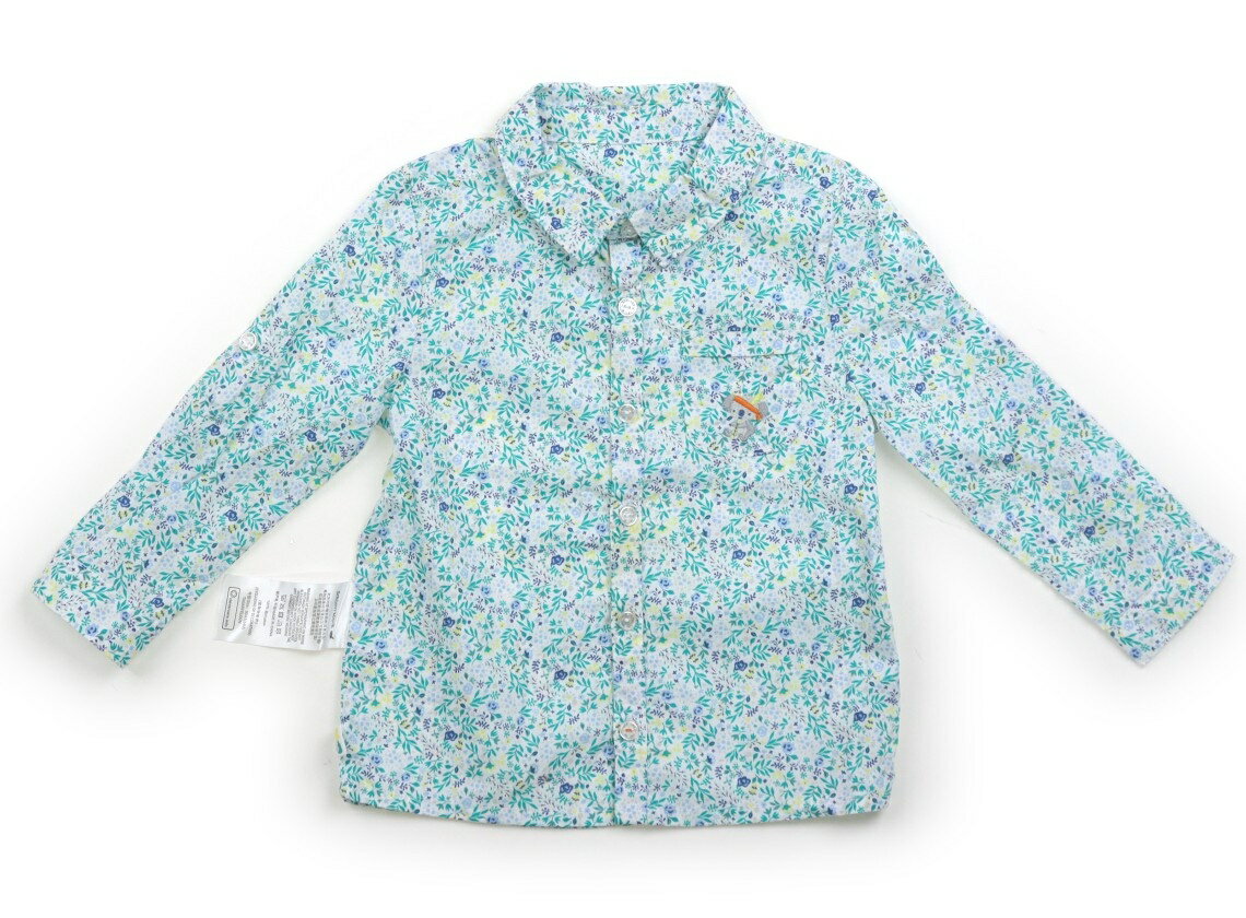 セルジャン・マジャール Sergent Major シャツ・ブラウス 90 男の子 エメラルド・黄・花柄・コアラ 子供服 ベビー服 キッズ アウトレット ユーズド キッズ・ベビー・マタニティ