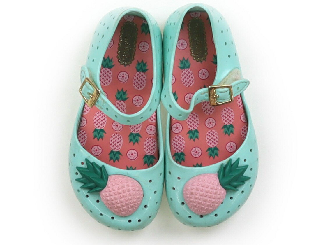 メリッサ Melissa サンダル 靴15cm〜 女の子 パステルグリーン・パイナップル 子供服 ベビー服 キッズ アウトレット ユーズド 【中古】キッズ・ベビー・マタニティ