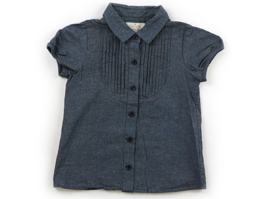 ケイトスペード Kate Spade シャツ・ブラウス 120 女の子 ブルー 子供服 ベビー服 キッズ アウトレット ユーズド 【中古】キッズ・ベビ..