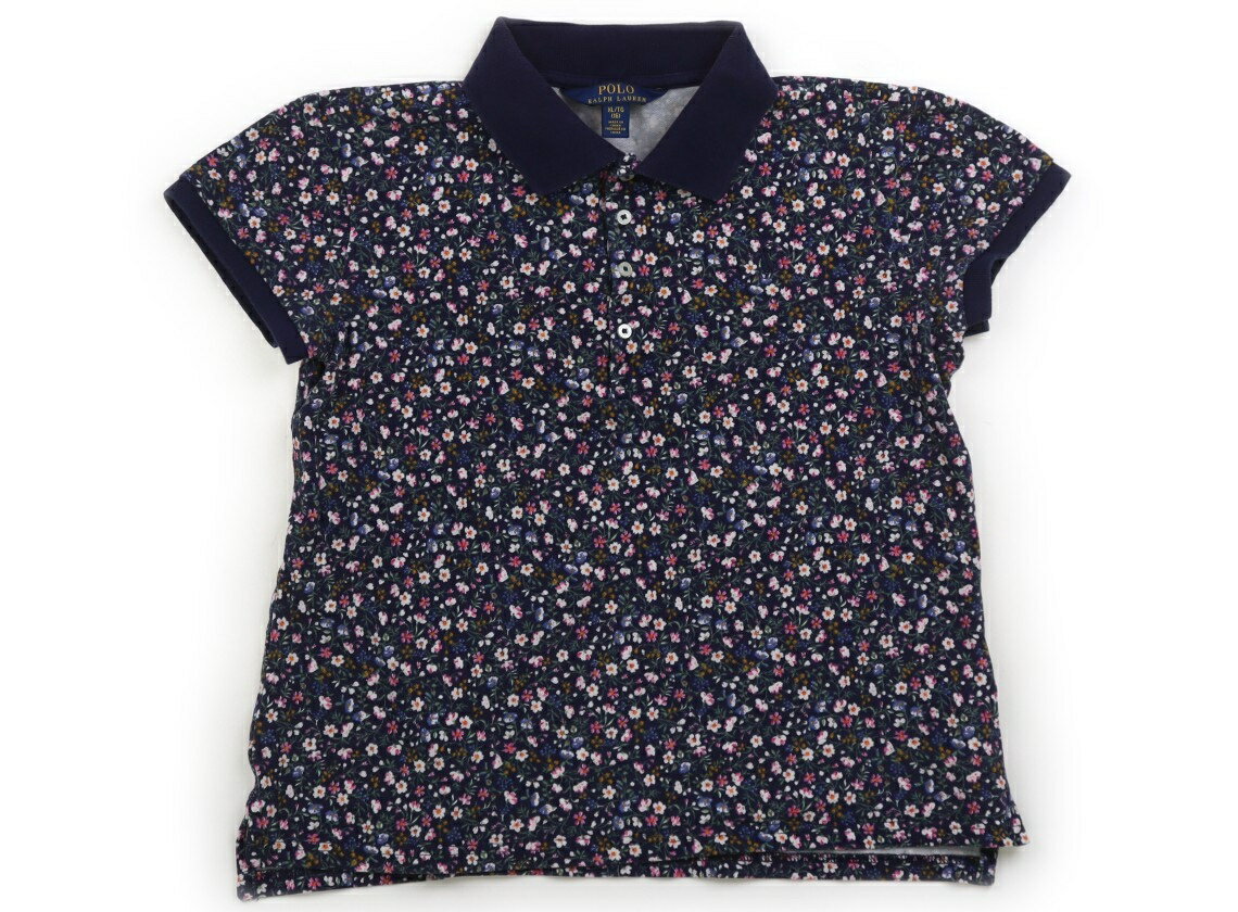 ポロラルフローレン POLO RALPH LAUREN ポロシャツ 160 女の子 ネイビー、花柄 子供服 ベビー服 キッズ アウトレット ユーズド 【中古】キッズ・ベビー・マタニティ